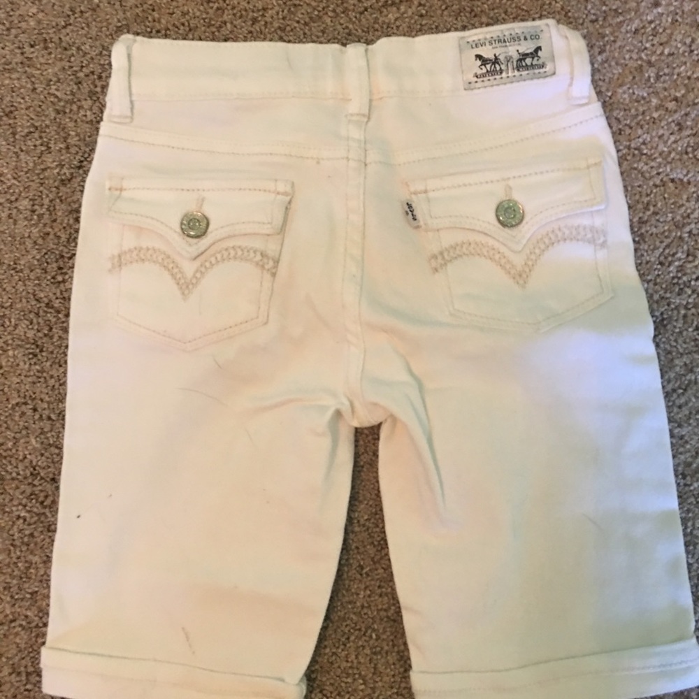 White Girls Jean shorts size 6x Regular